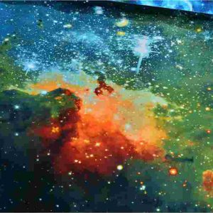 7-Piece Reversible Galaxy Duvet Cover Set