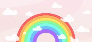 Rainbow Wallpaper for Kids’ Bedroom